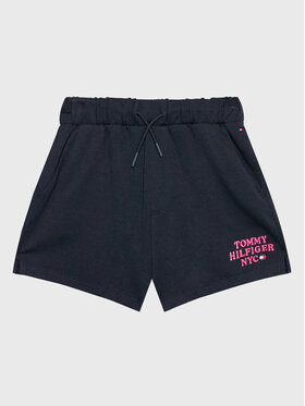 Tommy Hilfiger Tommy Hilfiger Športové kraťasy KG0KG06605 D Tmavomodrá Regular Fit
