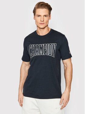 Champion Champion T-Shirt Athletic 217172 Czarny Custom Fit