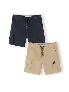 minoti minoti Szorty 29SHORT262 Granatowy Regular Fit