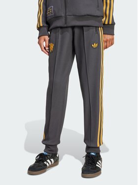 adidas adidas Spodnie dresowe Manchester United Terrace Icons Czarny Slim Fit