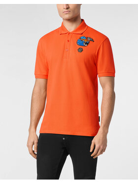 PHILIPP PLEIN PHILIPP PLEIN Polokošile 24943 Oranžová Slim Fit