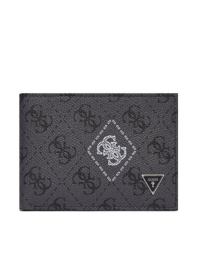 Guess Guess Голям мъжки портфейл SMMACT LEA27 Сив