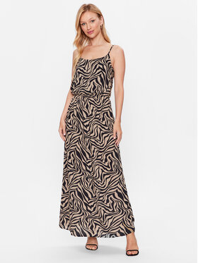 ONLY ONLY Sukienka 15222217 Brązowy Regular Fit