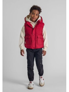 minoti minoti Kamizelka 27gilet6 Czerwony Regular Fit