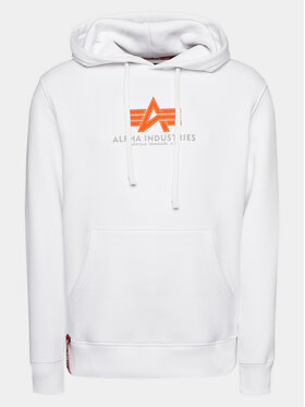Alpha Industries Alpha Industries Mikina Basic 178312 Bílá Regular Fit