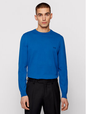 Boss Boss Megztinis Pacas-L 50450180 Mėlyna Regular Fit