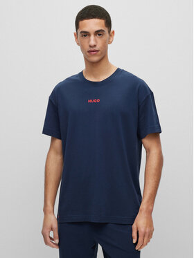 HUGO Hugo Póló Linked 50493057 Sötétkék Relaxed Fit