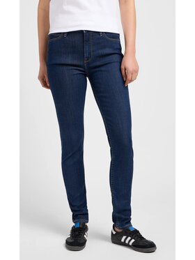 Lee Lee Jeansy Scarlett High Niebieski Skinny Fit