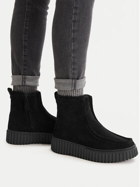 Clarks Clarks Členková obuv Torhill Cozy 26182910 Čierna