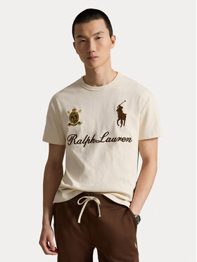 Polo Ralph Lauren Polo Ralph Lauren T-Shirt 710B20010001 Κρεμ Regular Fit