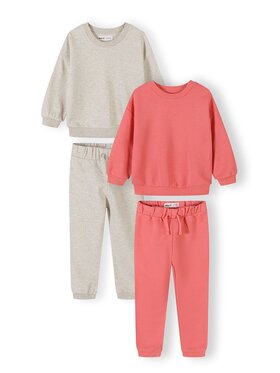minoti minoti Zestaw NOSFLEECE102 Koralowy Regular Fit