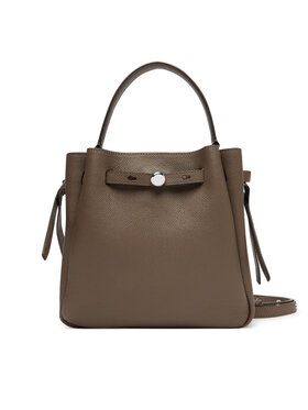 Tory Burch Tory Burch Ročna torba Romy Bucket Bag 166982 Rjava
