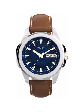 Timex Timex Hodinky TW2Y38100 Hnedá
