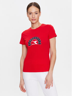 Diadora Diadora Тишърт 102.179332 Червен Regular Fit