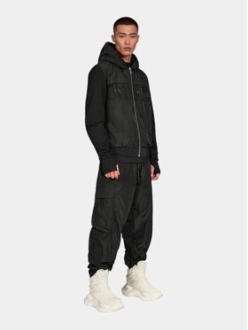MADE BY SOCIETY MADE BY SOCIETY Kurtka anorak Core Block Hoodie - H17644 Czarny Basic Fit