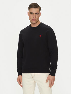 AMI PARIS AMI PARIS Світшот BFUSW035.730 Чорний Regular Fit
