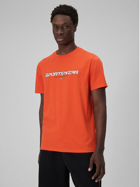 4F 4F T-Shirt BRAND CODE Pomarańczowy Regular Fit