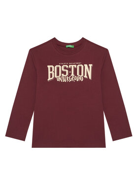 United Colors Of Benetton United Colors Of Benetton Блузка 3JERC10QO Бордовий Regular Fit