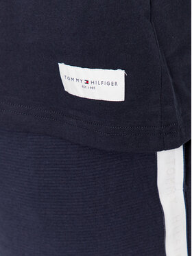 Tommy Hilfiger Majica Logo UM0UM03005 Mornarsko Modra Regular Fit