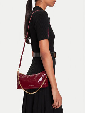 Coccinelle Coccinelle Handtasche THJ Coccinelle Aura Shiny E5 THJ 55 01 01 Dunkelrot