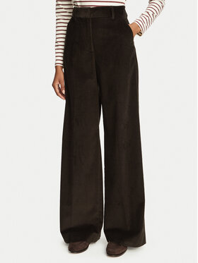 Weekend Max Mara Weekend Max Mara Pantaloni di tessuto Tania 2625136012 Marrone Regular Fit