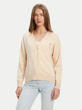 Guess Jeans Guess Jeans Pulover 168521 Bej Classic Fit