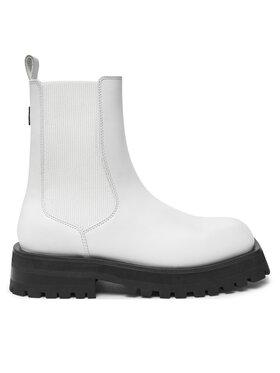 DKNY DKNY Μποτάκια με λάστιχο Rianne Chelsea K3471540 Λευκό