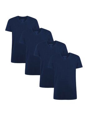 Bamboo Basics Bamboo Basics T-Shirt 21196 Granatowy Stretch Fit