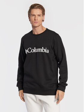 Columbia Columbia Bluză Logo Fleece Crew 1884931 Negru Regular Fit