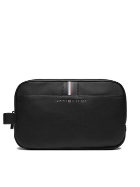 Tommy Hilfiger Tommy Hilfiger Geantă pentru cosmetice Th Corporate Washbag AM0AM11840 Negru