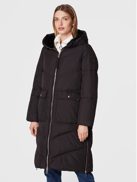 Tommy Hilfiger Tommy Hilfiger Geacă de iarnă Chevron Sorona WW0WW36210 Negru Relaxed Fit