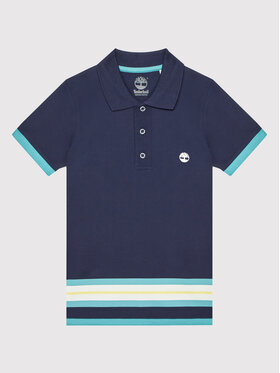 Timberland Timberland Polo T25T03 D Granatowy Regular Fit