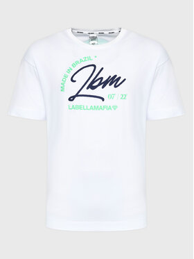 LaBellaMafia LaBellaMafia T-Shirt 25565 Bílá Relaxed Fit