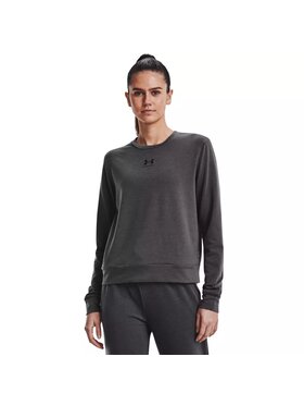 Under Armour Under Armour Bluza Rival Terry Crew Szary Regular Fit