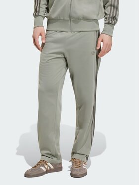 adidas adidas Spodnie materiałowe 159128 Zielony Regular Fit