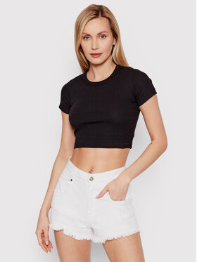 JJXX JJXX T-Shirt Florie 12217164 Μαύρο Slim Fit