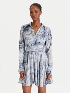 Guess Guess Sukienka koktajlowa W5YK00 WF1T2 Niebieski Regular Fit