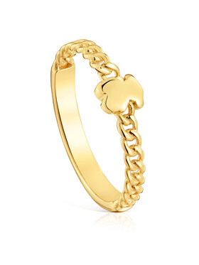 TOUS TOUS Prsteň Bold Motif 1004106912 Zlatá