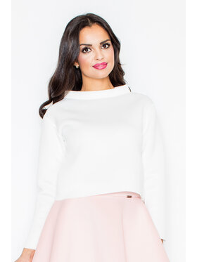 FIGL FIGL Blúzka M341 Écru Regular Fit