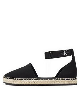 Calvin Klein Jeans Espadrile Ankle Espadrille Btw YW0YW01027 Crna