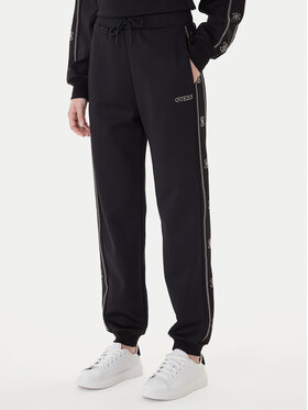 Guess Guess Jogginghose V5BB23 KCX22 Schwarz Wide Leg