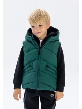MINOTI MINOTI Kamizelka 19gilet47 Khaki Regular Fit