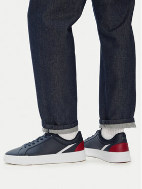 Tommy Hilfiger Tommy Hilfiger Sneakers Th Court Premium FM0FM05879 Bleumarin