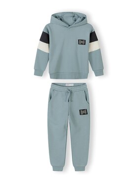 minoti minoti Komplet 2 par spodni dresowych i bluza 29FLEECE258 Niebieski Regular Fit