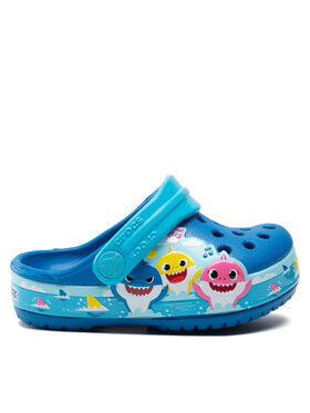 Crocs Crocs Šľapky Crocsflbaby Shark Band Clog T 207066 Modrá