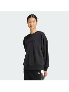 adidas adidas Bluza 168931 Czarny Loose Fit