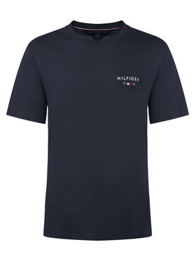 Tommy Hilfiger Tommy Hilfiger Тишърт Brand Love MW0MW41456 Тъмносин Regular Fit