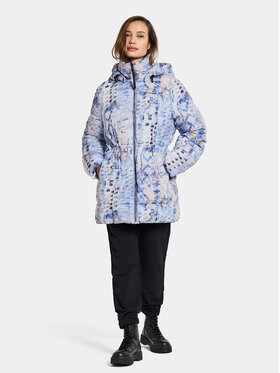 Didriksons Didriksons Parka Sia Aop Wns Parka 504810 Blu Standard Fit