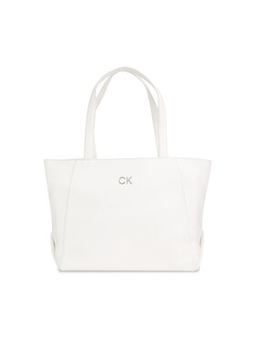 Calvin Klein Calvin Klein Torebka Ck Daily Shopper Medium Pebble K60K611766 Biały