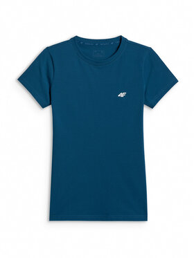 4F 4F T-Shirt NOS Turkusowy Slim Fit